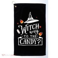 Witch Way To The Candy? Golf Towel thumb 0