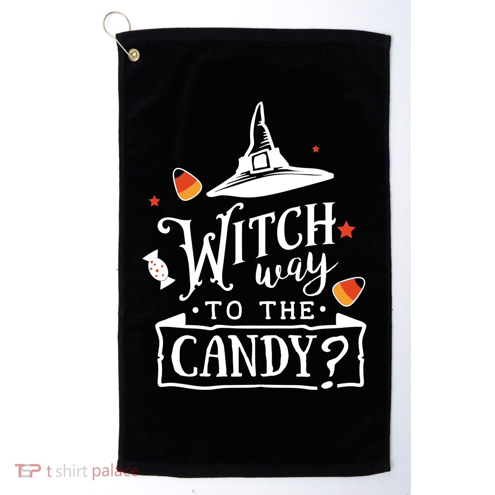 Witch Way To The Candy? Golf Towel