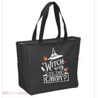 Witch Way To The Candy? Tote Bag thumb 2