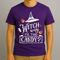 Witch Way To The Candy? T-Shirt thumb 3