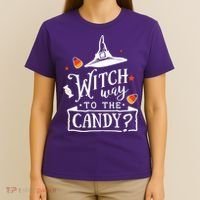 Witch Way To The Candy? T-Shirt thumb 4
