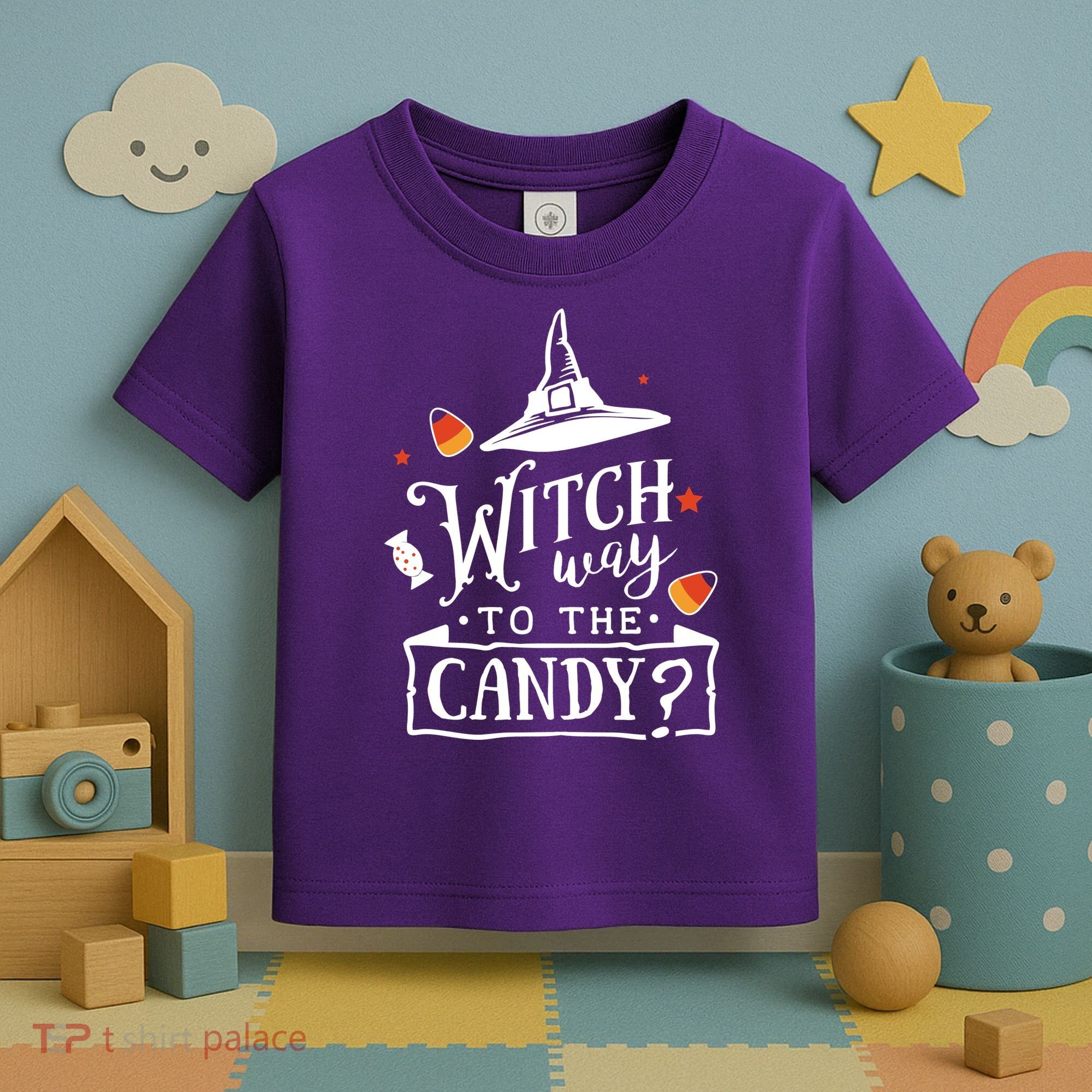 Witch Way To The Candy? Toddler T-Shirt