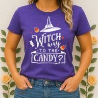 Witch Way To The Candy? Women's T-Shirt thumb 2