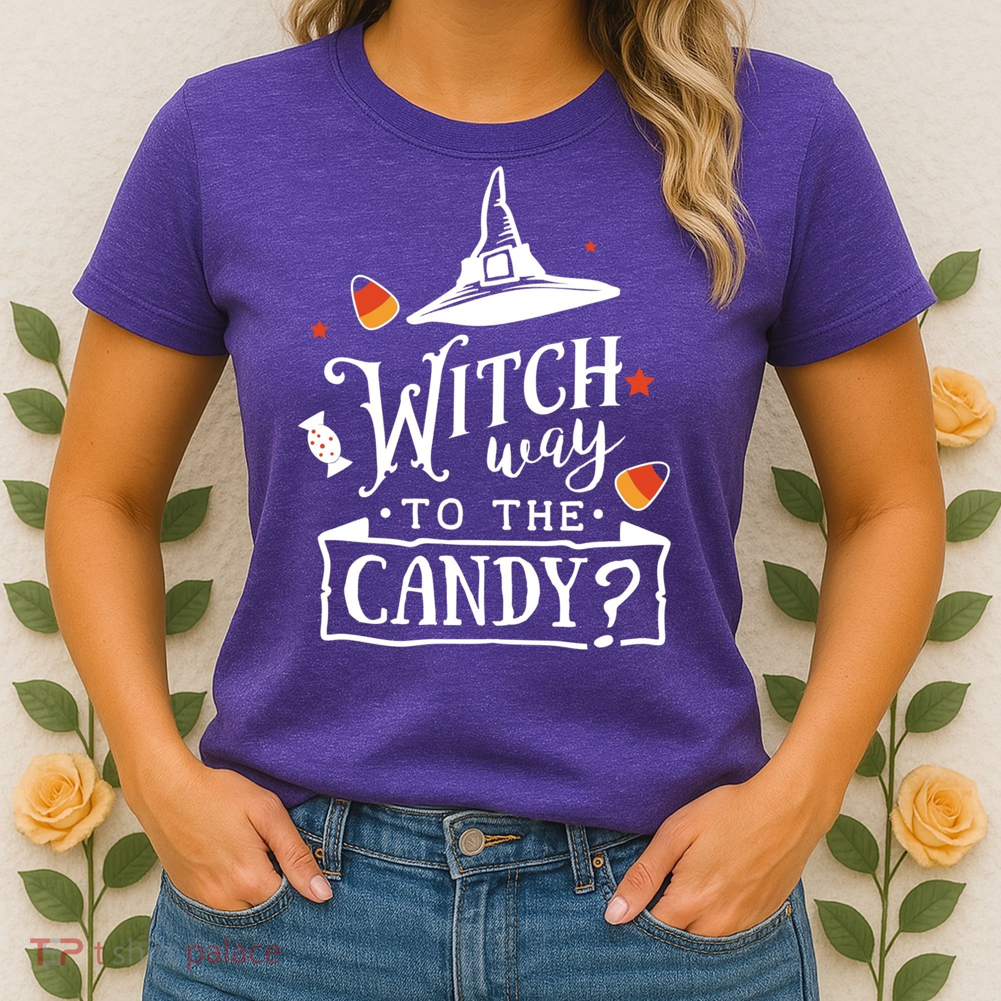 Witch Way To The Candy? Women's T-Shirt