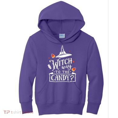 Witch Way To The Candy? Kids Hoodie