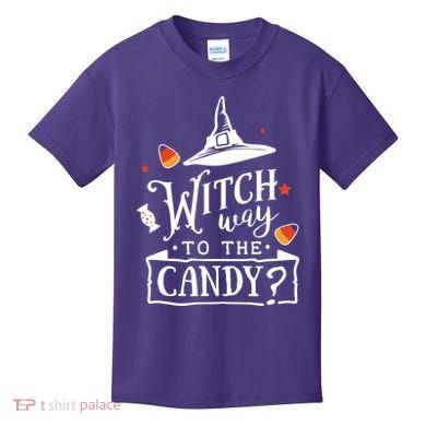 Witch Way To The Candy? Kids T-Shirt