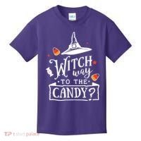 Witch Way To The Candy? Kids T-Shirt thumb 0