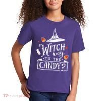 Witch Way To The Candy? Kids T-Shirt thumb 2