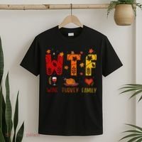 WTF Wine Turkey Family Funny Thanksgiving T-Shirt thumb 2
