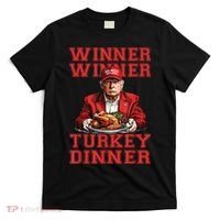 Winner Winner Turkey Dinner Donald Trump Usa Thanksgiving T-Shirt thumb 0