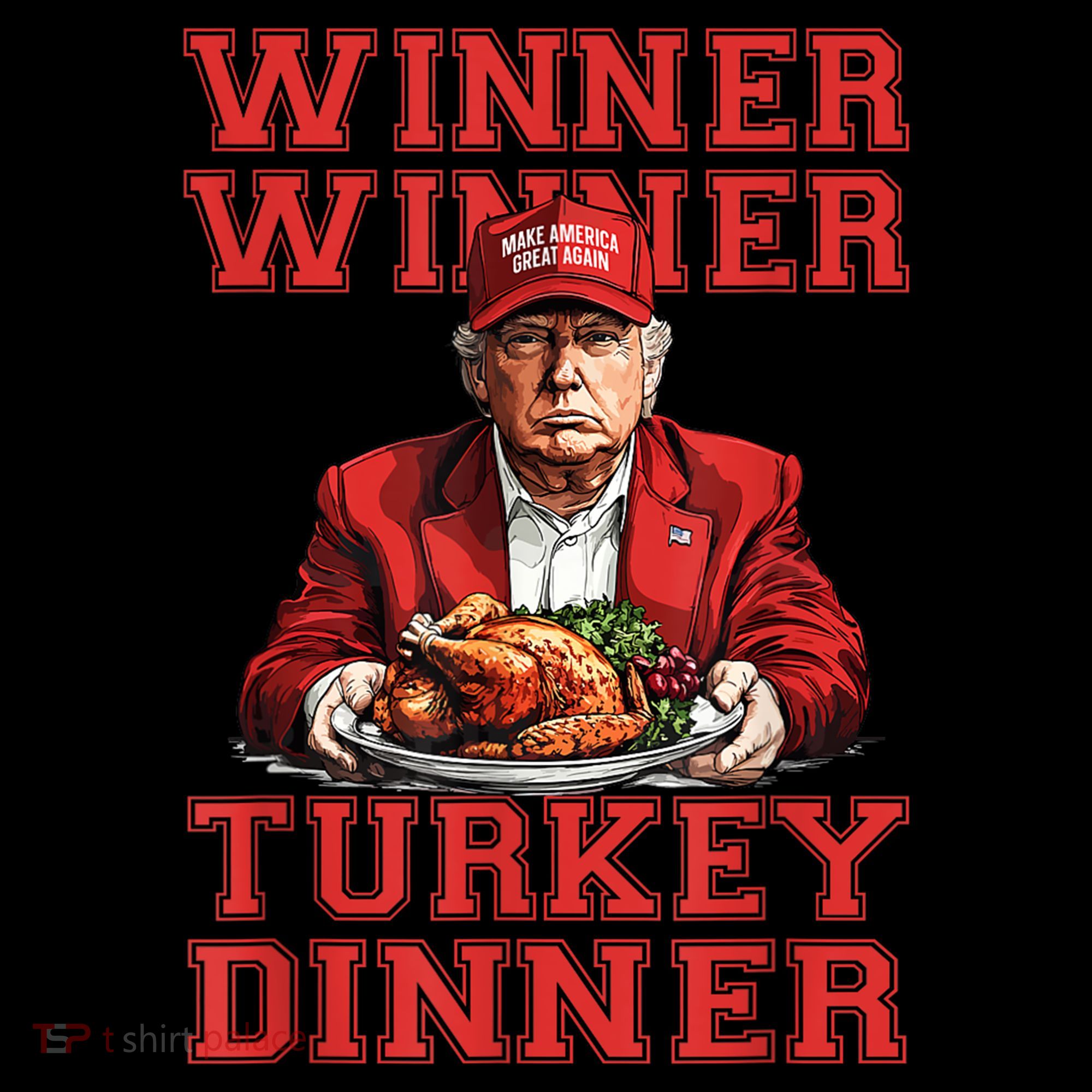 Winner Winner Turkey Dinner Donald Trump Usa Thanksgiving Coffee Mug