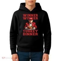 Winner Winner Turkey Dinner Donald Trump Usa Thanksgiving Kids Hoodie thumb 4