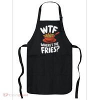 Wtf WhereS The Fries Funny Expression Apron thumb 0