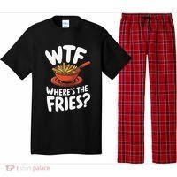 Wtf WhereS The Fries Funny Expression Pajama Set thumb 0