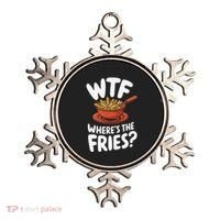 Wtf WhereS The Fries Funny Expression Ornament thumb 0