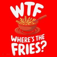 Wtf WhereS The Fries Funny Expression Santa Hat thumb 1
