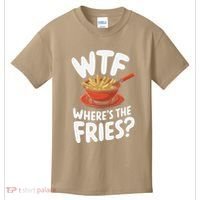 Wtf WhereS The Fries Funny Expression Kids T-Shirt thumb 0
