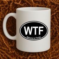 Wtf Welcome To Florida Coffee Mug thumb 2