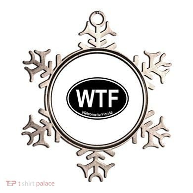 Wtf Welcome To Florida Ornament