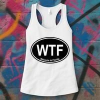 Wtf Welcome To Florida Women's Tank Top thumb 3
