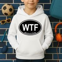Wtf Welcome To Florida Kids Hoodie thumb 2