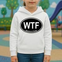 Wtf Welcome To Florida Kids Hoodie thumb 3