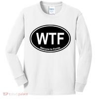 Wtf Welcome To Florida Kids Long Sleeve Shirt thumb 0