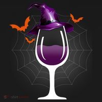 Witch Way To The Wine Witch And Wine Funny Halloween Meaningful Gift Doggie Tank thumb 4