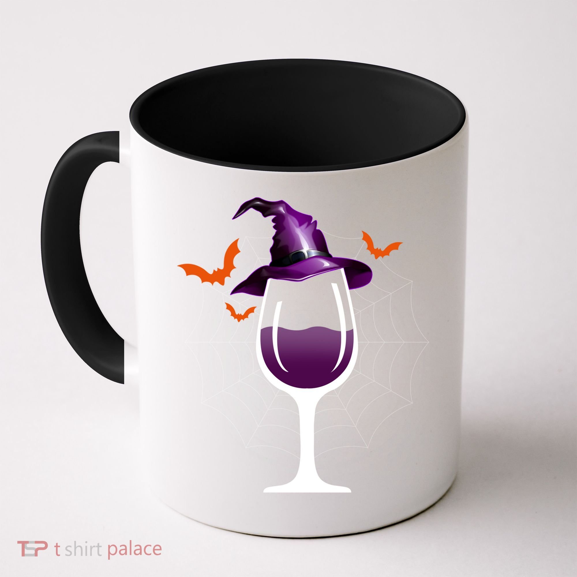 Witch Way To The Wine Witch And Wine Funny Halloween Meaningful Gift Coffee Mug