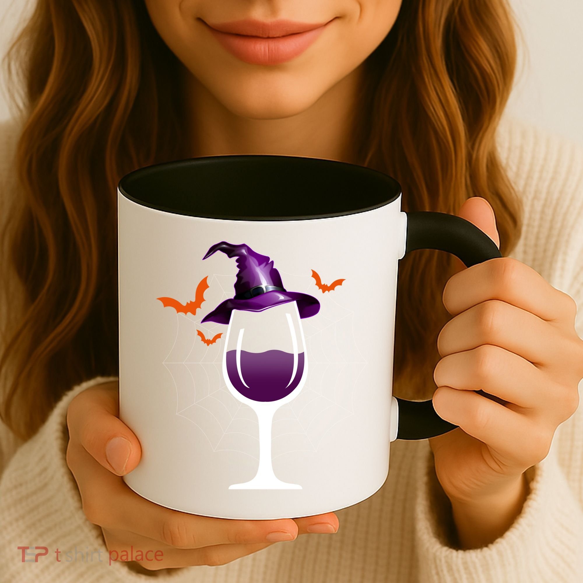 Witch Way To The Wine Witch And Wine Funny Halloween Meaningful Gift Coffee Mug