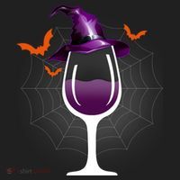 Witch Way To The Wine Witch And Wine Funny Halloween Meaningful Gift Beanie thumb 2