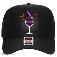 Witch Way To The Wine Witch And Wine Funny Halloween Meaningful Gift Hat thumb 0