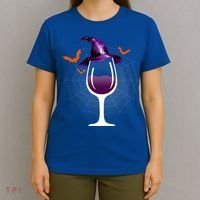 Witch Way To The Wine Witch And Wine Funny Halloween Meaningful Gift T-Shirt thumb 4