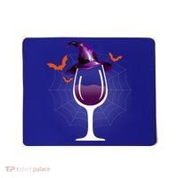 Witch Way To The Wine Witch And Wine Funny Halloween Meaningful Gift Mousepad thumb 0
