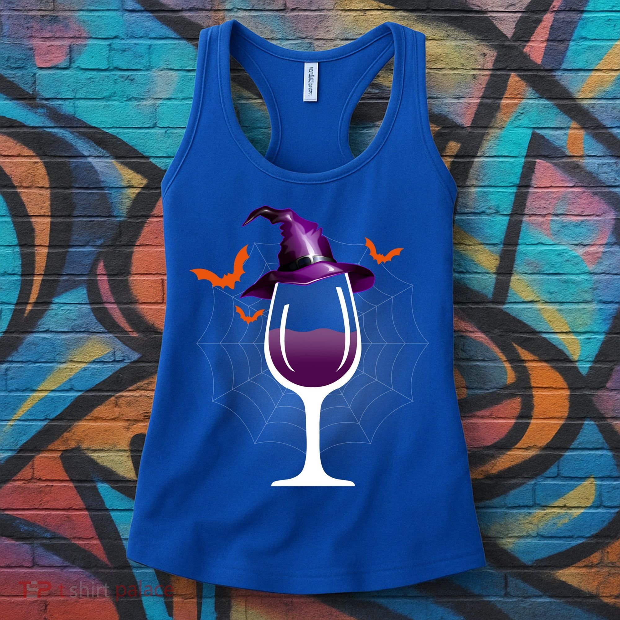 Witch Way To The Wine Witch And Wine Funny Halloween Meaningful Gift Women's Tank Top