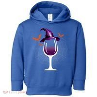 Witch Way To The Wine Witch And Wine Funny Halloween Meaningful Gift Toddler Hoodie thumb 0