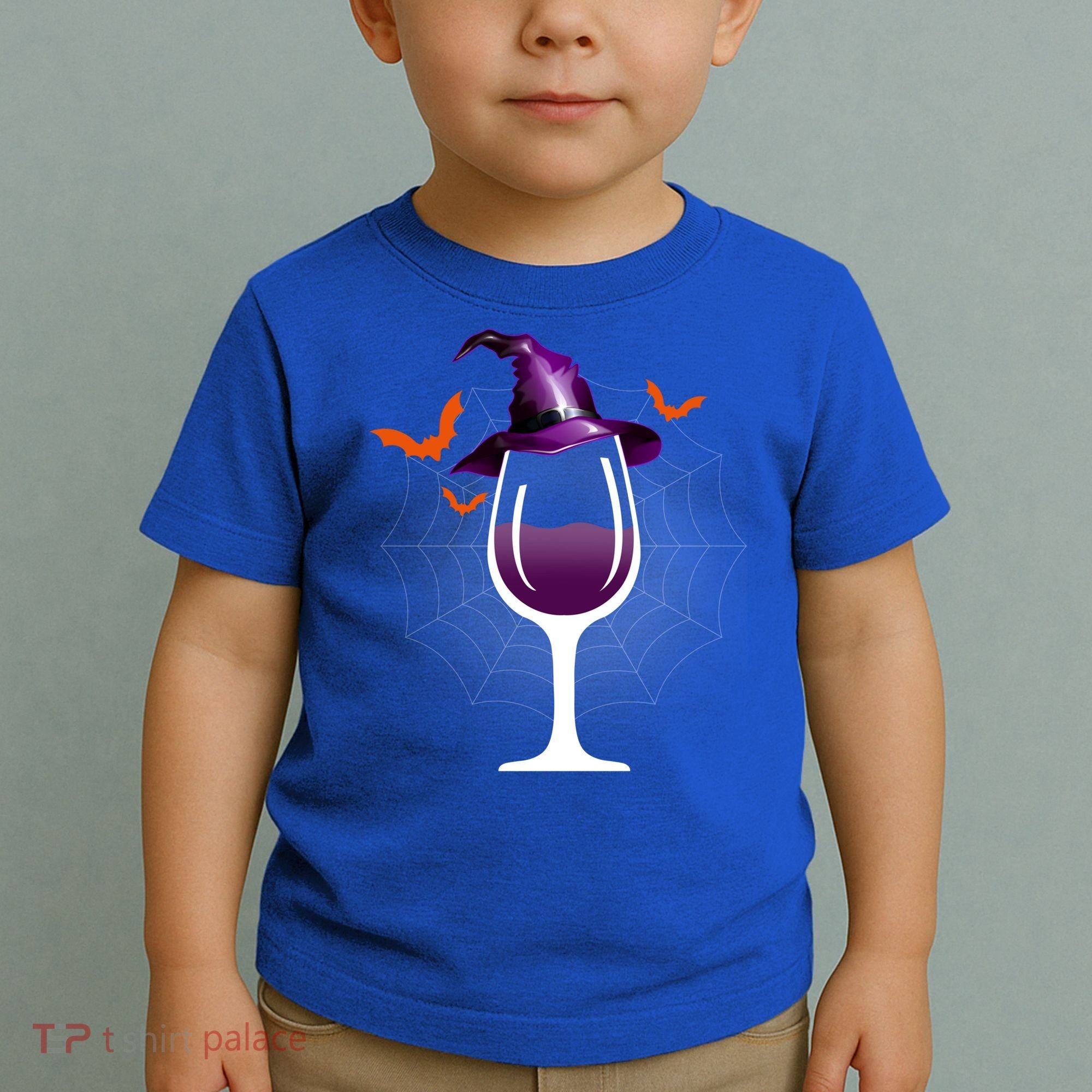 Witch Way To The Wine Witch And Wine Funny Halloween Meaningful Gift Toddler T-Shirt