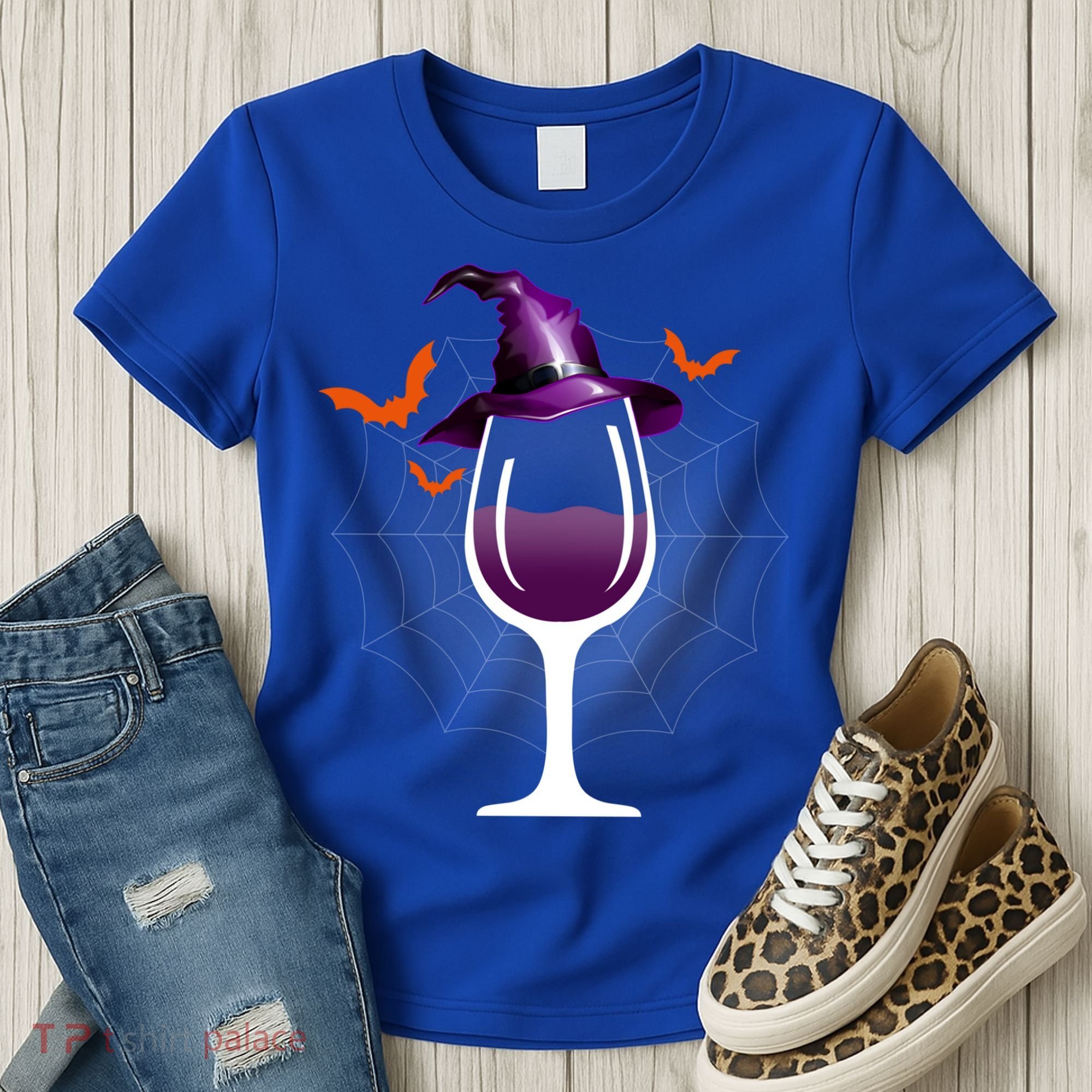 Witch Way To The Wine Witch And Wine Funny Halloween Meaningful Gift Women's T-Shirt