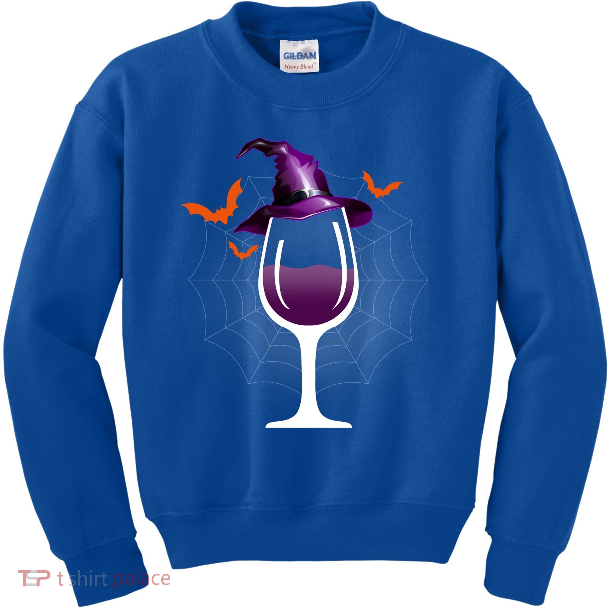 Witch Way To The Wine Witch And Wine Funny Halloween Meaningful Gift Kids Sweatshirt
