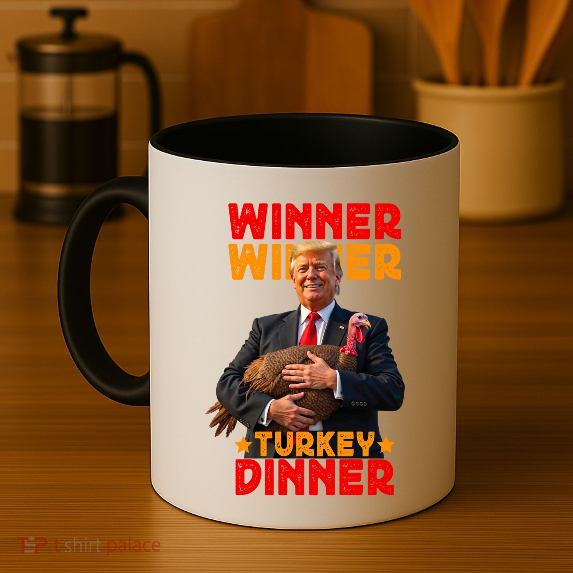 Winner Winner Turkey Dinner Funny Trump Thanksgiving Gift Coffee Mug