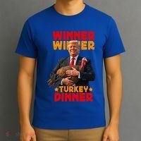 Winner Winner Turkey Dinner Funny Trump Thanksgiving Gift T-Shirt thumb 3