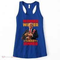 Winner Winner Turkey Dinner Funny Trump Thanksgiving Gift Women's Tank Top thumb 0