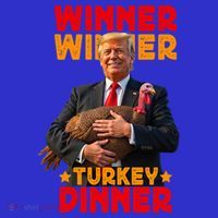 Winner Winner Turkey Dinner Funny Trump Thanksgiving Gift Women's Tank Top thumb 5