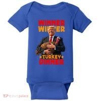 Winner Winner Turkey Dinner Funny Trump Thanksgiving Gift Baby Bodysuit thumb 0