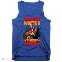 Winner Winner Turkey Dinner Funny Trump Thanksgiving Gift Tank Top thumb 0