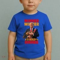 Winner Winner Turkey Dinner Funny Trump Thanksgiving Gift Toddler T-Shirt thumb 2