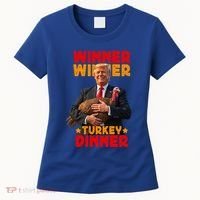 Winner Winner Turkey Dinner Funny Trump Thanksgiving Gift Women's T-Shirt thumb 0