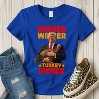 Winner Winner Turkey Dinner Funny Trump Thanksgiving Gift Women's T-Shirt thumb 3