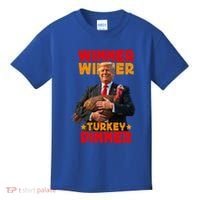 Winner Winner Turkey Dinner Funny Trump Thanksgiving Gift Kids T-Shirt thumb 0