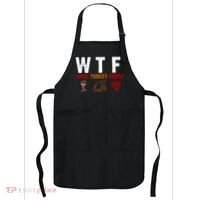 WTF Wine Turkey Family Thanksgiving Dinner Apron thumb 0